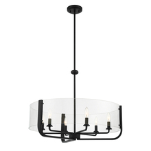 Eurofase 38155-031 - CAMPISI,6LT CHANDELIER,BLACK