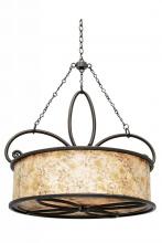 Kalco 6585AC - Whitfield 4 Light 27.5 Inch Pendant W/O Scroll