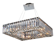 Allegri by Kalco Lighting 11710-010-FR001 - Quadro 18 Inch Square Pendant