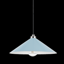 Hudson Valley MDS1402-PN/BB - 1 LIGHT PENDANT