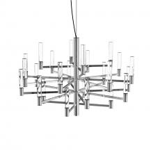 Blackjack Lighting SER-31C-PC-TC - Seraph 31&#34; 4-Tier Chandelier (Clear) - Polished Chrome