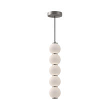 Alora Lighting PD531515BNOP - Bijou 5-in Brushed Nickel/Opal Matte Glass LED Pendant