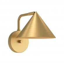 Alora Lighting WV485007BG - Remy 7-in Brushed Gold 1 Light Wall/Vanity