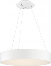 Nuvo 62/1455 - Orbit - LED 18&#34; Pendant - White Finish