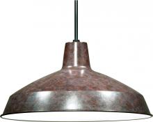 Nuvo SF76/662 - 1 Light - 16&#34; Pendant with Warehouse Shade - Old Bronze Finish