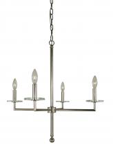 Framburg 5454 PN - 4-Light Polished Nickel Muse Dining Chandelier