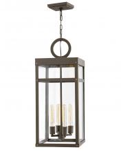 Hinkley 2808OZ - Hinkley Lighting Porter Series 2808OZ Exterior Hanging Lantern (Incandescent or LED)