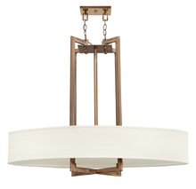 Hinkley 3208BR - Hinkley Lighting Hampton Series 3208BR Oval Pendant/Chandelier