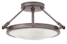 Hinkley 3381AN - Hinkley Lighting Collier Series 3381AN Semi-Flush (Incandescent or LED)