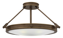 Hinkley 3382LZ - Hinkley Lighting Collier Series 3382LZ Semi-Flush (Incandescent or LED)