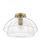 Hinkley 39061HBR - Hinkley Lighting Lotus Series 39061HBR Convertible Flush-Mount/Pendant