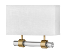 Hinkley 41604HB - Hinkley Lighting &#34;Luster White&#34; Series 41604HB ADA Compliant LED Wall Sconce