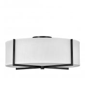 Hinkley 41710BK - Hinkley Lighting Axis Series 41710BK Semi-Flush