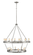 Hinkley 4399BN - Hinkley Lighting Everett Series 4399BZ Double-Tiered Chandelier