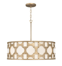 Hinkley 4736BNG - Hinkley Lighting Carter Series 4736WBZ Drum Pendant/Chandelier