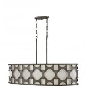 Hinkley 4738WBZ - Hinkley Lighting Carter Series 4738BNG Linear Pendant/Chandelier