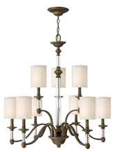 Hinkley 4798EZ - Hinkley Lighting Sussex Series 4798EZ Double-Tiered Chandelier