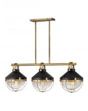 Hinkley 4846HB - Hinkley Lighting Crew Series 4846HB Linear Pendant/Chandelier