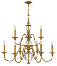 Hinkley 4958HB - Hinkley Lighting Eleanor Series 4958HB Double-Tiered Chandelier