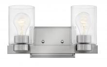 Hinkley 5052BN-CL - Hinkley Lighting Miley Series 5052BN-CL Bath Bracket (Incandescent or LED)