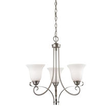 ELK Home 1003CH/20 - Thomas - Brighton 20&#39;&#39; Wide 3-Light Chandelier - Brushed Nickel