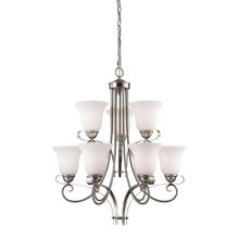 ELK Home 1009CH/20 - Thomas - Brighton 25&#39;&#39; Wide 9-Light Chandelier - Brushed Nickel