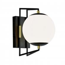 ELK Home 1260-MBSB-MA - Cosmos 12.5&#39;&#39; High Integrated LED Outdoor Sconce - Matte Black Satin Brass