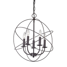 ELK Home 1515CH/10 - Thomas - Williamsport 18&#39;&#39; Wide 5-Light Chandelier - Oil Rubbed Bronze