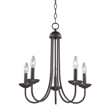 ELK Home 1525CH/10 - Thomas - Williamsport 20&#39;&#39; Wide 5-Light Chandelier - Oil Rubbed Bronze