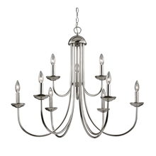 ELK Home 1529CH/20 - Thomas - Williamsport 34'' Wide 9-Light Chandelier - Brushed Nickel