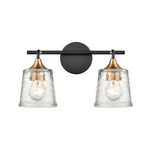 ELK Home 18681/2 - Hamy 15&#39;&#39; Wide 2-Light Vanity Light - Matte Black