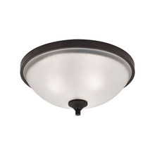 ELK Home 2003FM/10 - Thomas - Arlington 3-Light Flush Mount in Oil Rubbed Bronze with Amber Glass