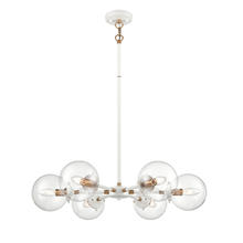 ELK Home 24438/6 - Boudreaux 28&#39;&#39; Wide 6-Light Chandelier - Matte White