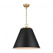 ELK Home 68165/3 - Vellus 20.5&#39;&#39; Wide 3-Light Pendant - Matte Black