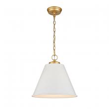 ELK Home 68174/1 - Vellus 14&#39;&#39; Wide 1-Light Pendant - Matte White