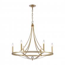 ELK Home 69485/6 - Noura 31.5&#39;&#39; Wide 6-Light Chandelier - Champagne Gold