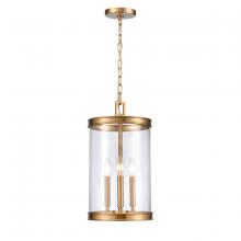 ELK Home 69755/3 - Mendoza 10.25&#39;&#39; Wide 3-Light Pendant - Brushed Gold