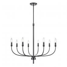 ELK Home 81517/8 - Newland 34&#39;&#39; Wide 8-Light Chandelier - Matte Black