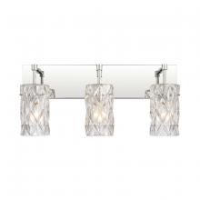 ELK Home 82192/3 - Forma de Crystal 23&#39;&#39; Wide 3-Light Vanity Light - Polished Chrome