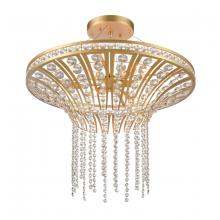 ELK Home 82228/6 - Fantania 24&#39;&#39; Wide 6-Light Chandelier - Champagne Gold