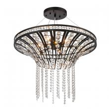 ELK Home 82238/6 - Fantania 24&#39;&#39; Wide 6-Light Chandelier - Matte Black