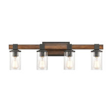  89133/4 - Annenberg 29'' Wide 4-Light Vanity Light - Distressed Black