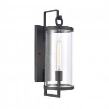 ELK Home 89491/1 - Hopkins 18&#39;&#39; High 1-Light Outdoor Sconce - Charcoal Black