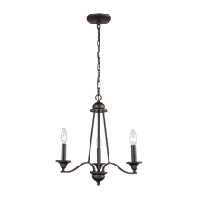 ELK Home CN110321 - Thomas - Farmington 18&#39;&#39; Wide 3-Light Chandelier - Oil Rubbed Bronze