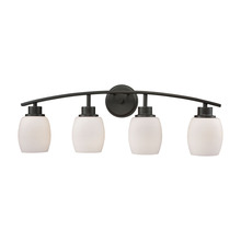 ELK Home CN170411 - Thomas - Casual Mission 28&#39;&#39; Wide 4-Light Vanity Light - Oil Rubbed Bronze