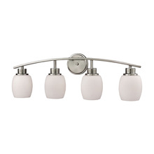 ELK Home CN170412 - Thomas - Casual Mission 28&#39;&#39; Wide 4-Light Vanity Light - Brushed Nickel