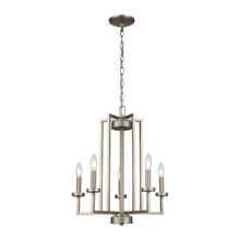 ELK Home CN240522 - Thomas - West End 20&#39;&#39; Wide 6-Light Chandelier - Brushed Nickel