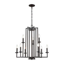 ELK Home CN240921 - Thomas - West End 26.75&#39;&#39; Wide 9-Light Chandelier - Oil Rubbed Bronze