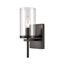 ELK Home CN290126 - Thomas - Oakland 12&#39;&#39; High 1-Light Sconce - Black