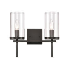 ELK Home CN290216 - Thomas - Oakland 13.5&#39;&#39; Wide 2-Light Vanity Light - Black